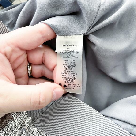 Court & Rowe Belle Noel Pencil Skirt in Silver Heather - Picture 8 of 9